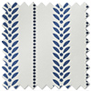 Laurel Stripe, Royal - Twist&Fit Roman Blind